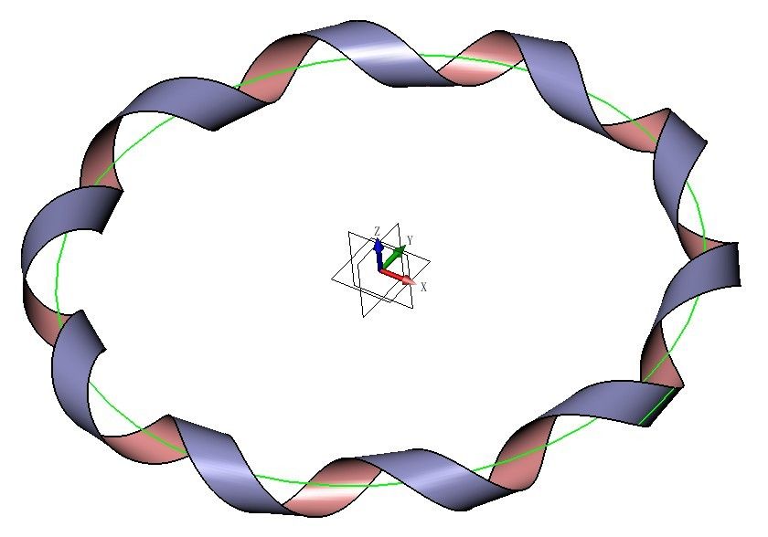 CAD常用建模之z6尊龙3D圆形麻花建模