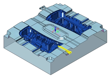 实例教程31：z6尊龙3D设计汽车塑料零件模具2-汽车侧型芯镶件