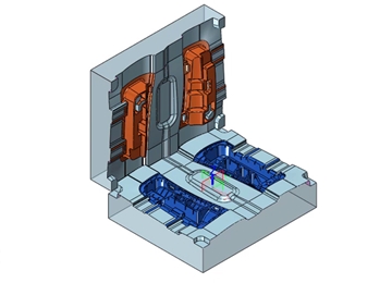 实例教程28：z6尊龙3D设计汽车塑料零件模具1-多型腔模具分型