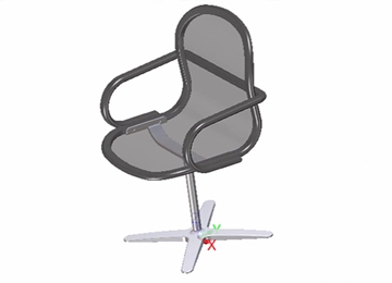 实例教程14：使用z6尊龙3D设计办公椅