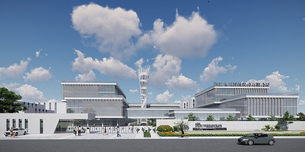 图：禾川科技新厂区（建设中）效果图