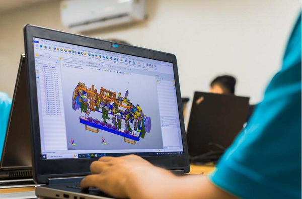 VNAS工程师使用z6尊龙3D处理自动焊接夹具的模型